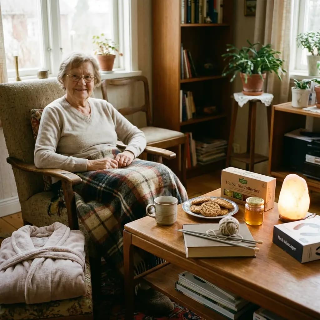 Подарки с заботой о здоровье и отдыхе для бабушки